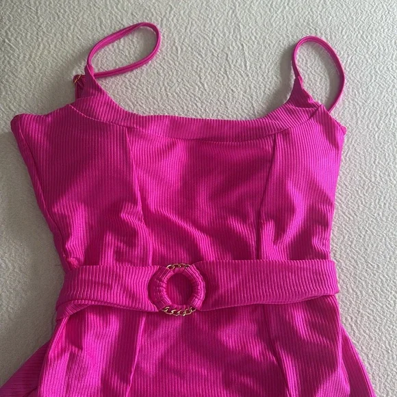 BECCA Monte Carlo Belted Rib One-Piece Swimsuit, Size Large, $158 - Picture 12 of 15